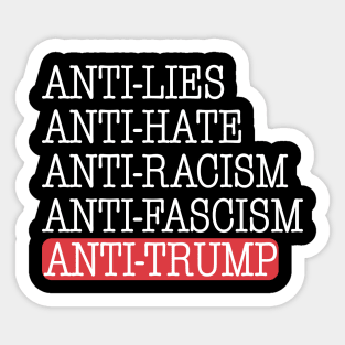 Anti-trump Sticker